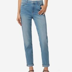 Hudson Women's Natalie Mid Rise Slim Boyfriend Crop size 32